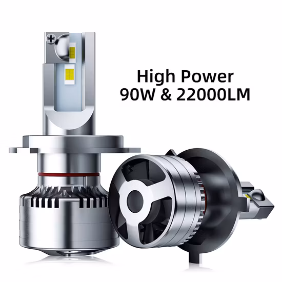 自動照明システム H4 90W 6500K LED 自動変換キット