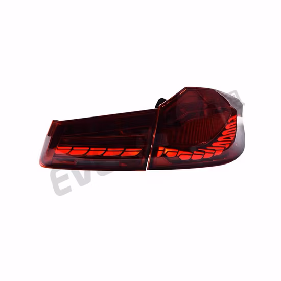 BMW G30 5 シリーズ用フル LED テールランプ リアライト LED ダイナミック ダブル ドラゴン スタイルにアップグレード